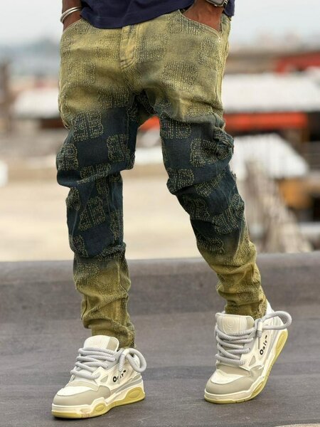 Jean cargo stylé homme