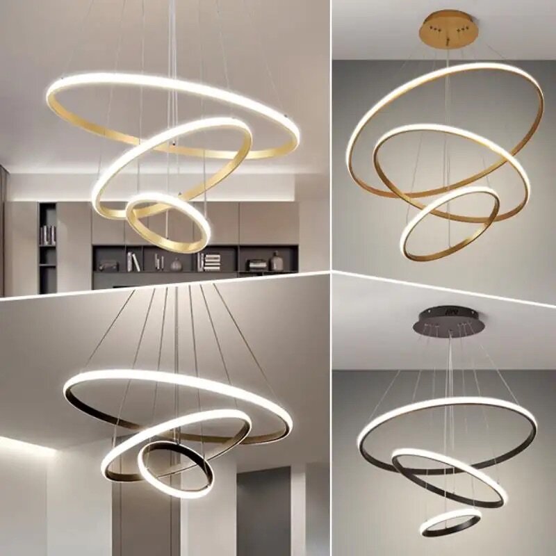 3 Rings Ceiling Light