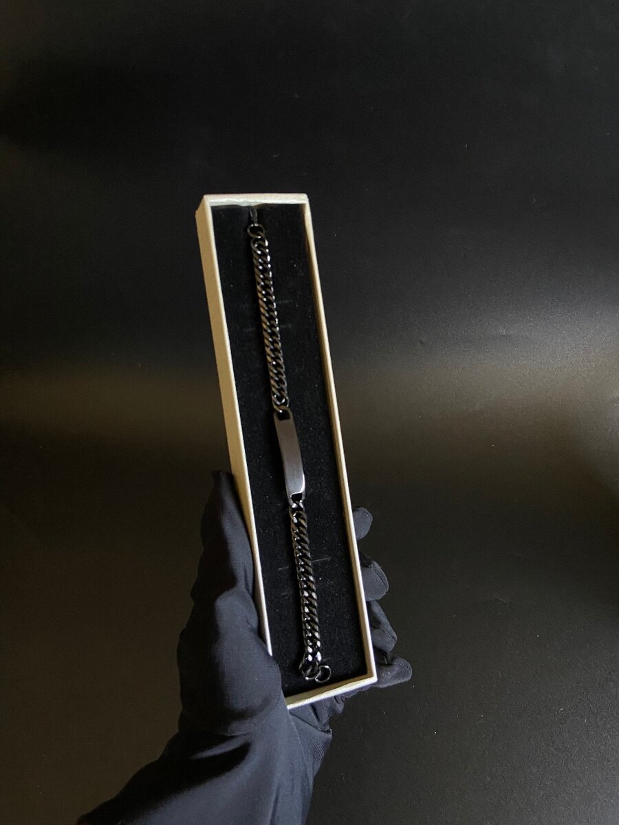 Black Stainless Steel Bracelet