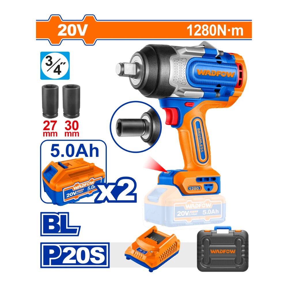 Clé à chocs 20V 1280Nm