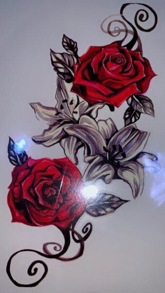 Tatouages Temporaires Roses
