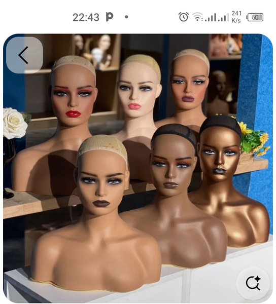 Mannequins de maquettes en buste