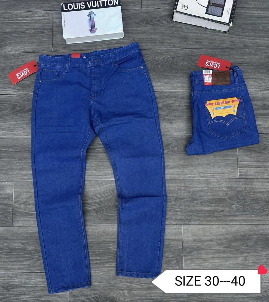 Plain hard jeans