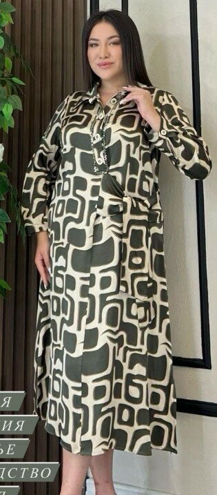 Платье с принтом