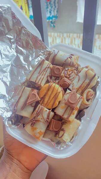 Crêpes nutella chocolat biscui