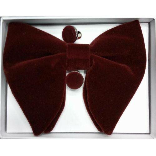 Noeud papillon velours bordeaux