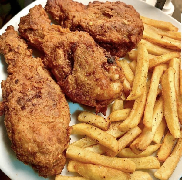 Poulet pané et Frites