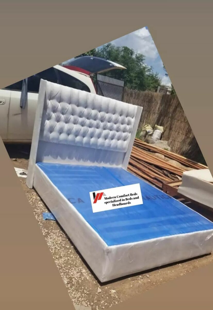 Wing tufted Double bedset