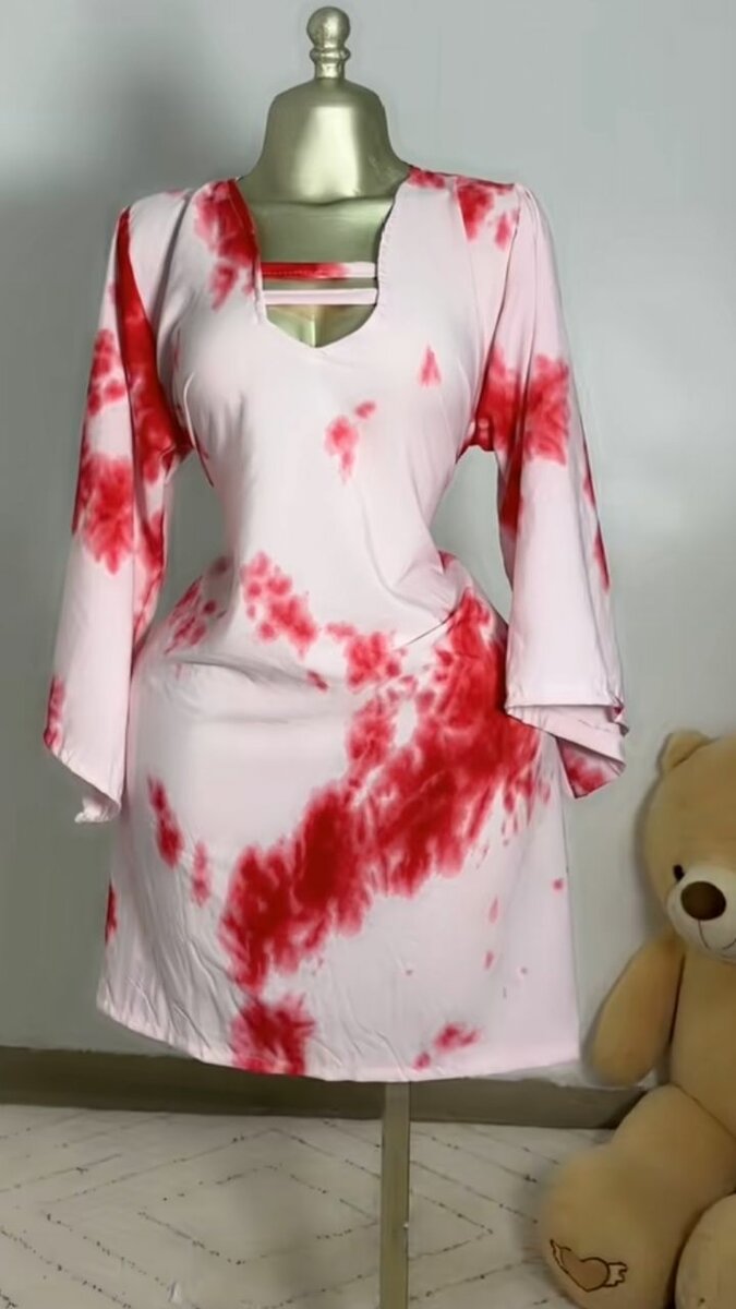 Robe élégante à motifs