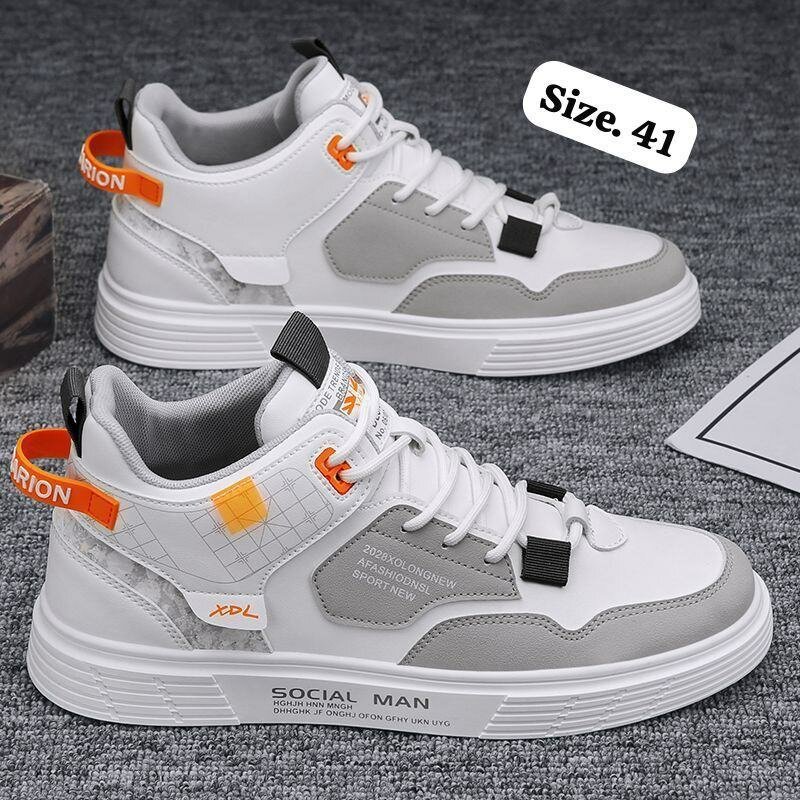 High top men's  versatile casual sports shoes