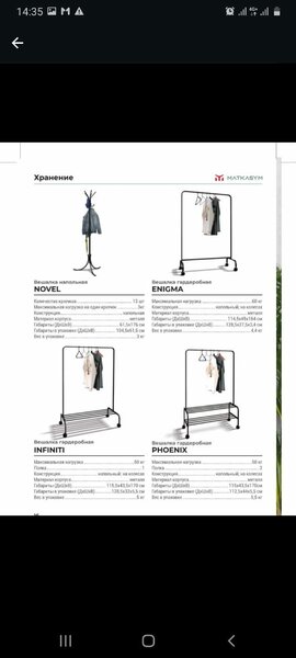 Гардеробная вешалка