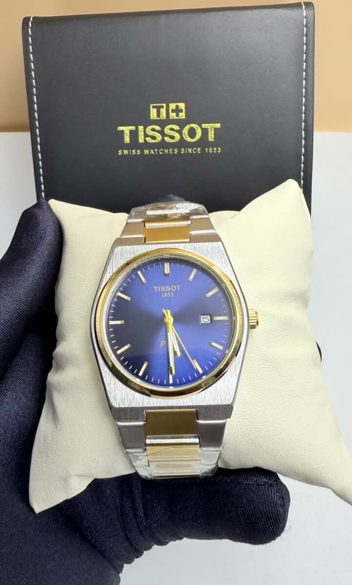 MONTRE TISSOT FOND BLEU