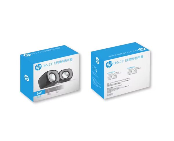 Enceintes USB HP 6W compactes