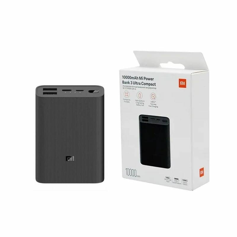 Xiaomi 10000mah Mi Power Bank 3 Chargeur Portatif Ultra