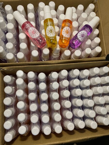 1 carton variés de brumes