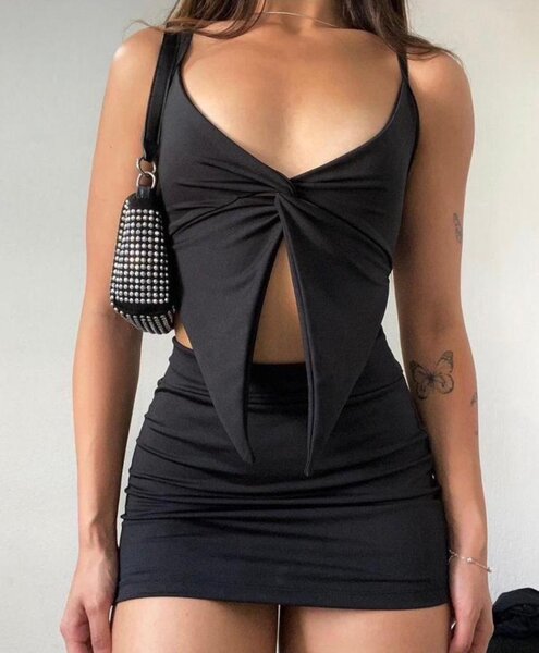 Robe noire élégante