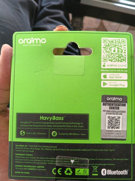 Oraimo Écouteurs Bluetooth