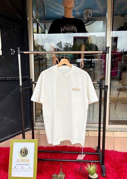 T-shirt blanc unisexe