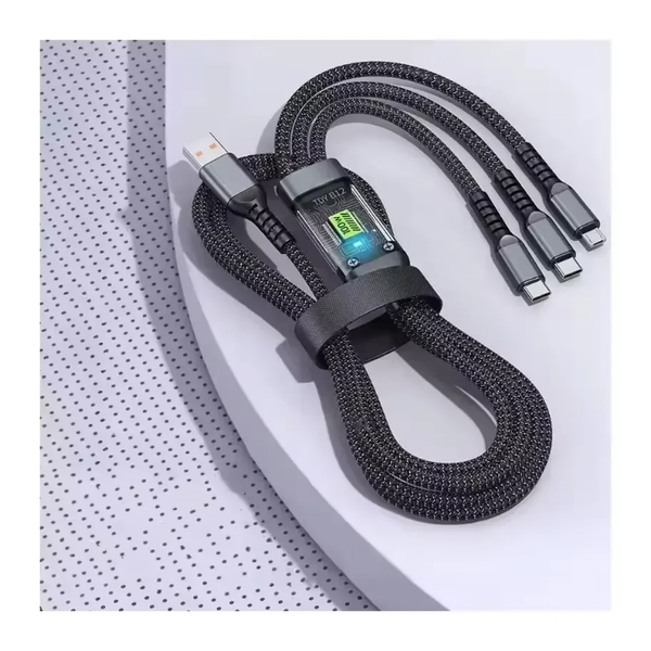 Câble de Charge 3-en-1 LED