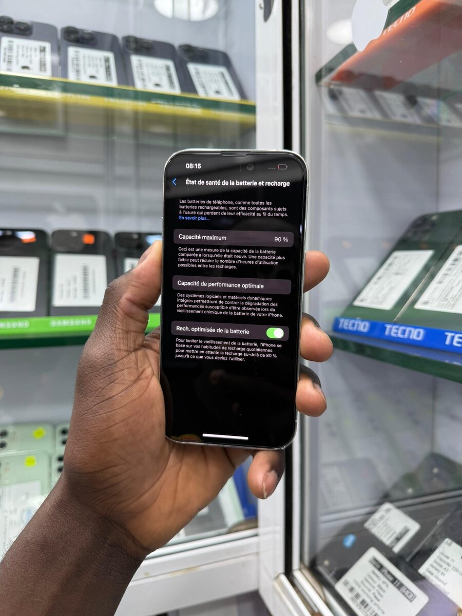 14 pro 128giga blanc