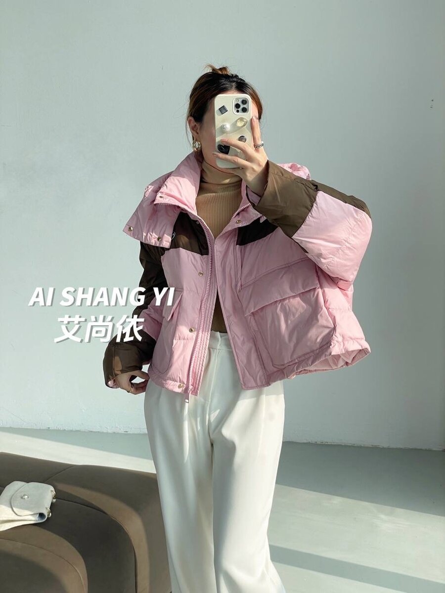 Трендовыйе курточки: наполнитель 100% пух