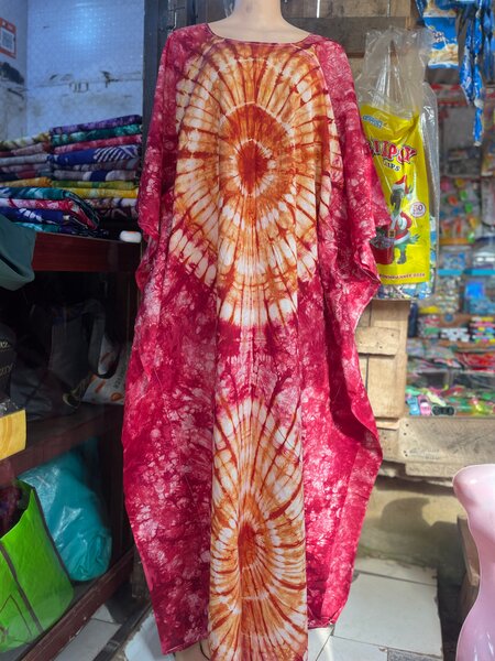 Robe africaine tie and dye