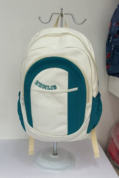 Sac à dos élégant blanc et bleu