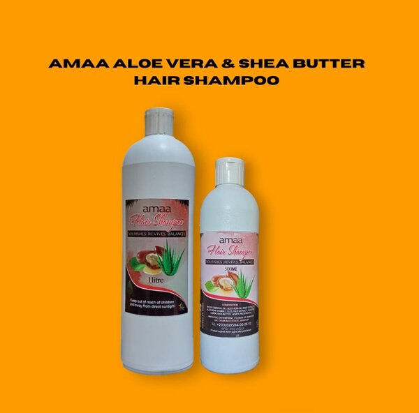 AMAA ALOE VERA & SHEA BUTTER HAIR SHAMPOO