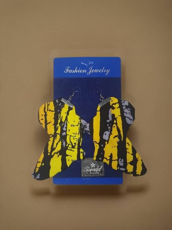 African Print earring