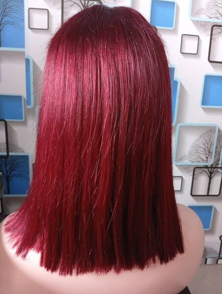 Perruque rouge Peruvienne