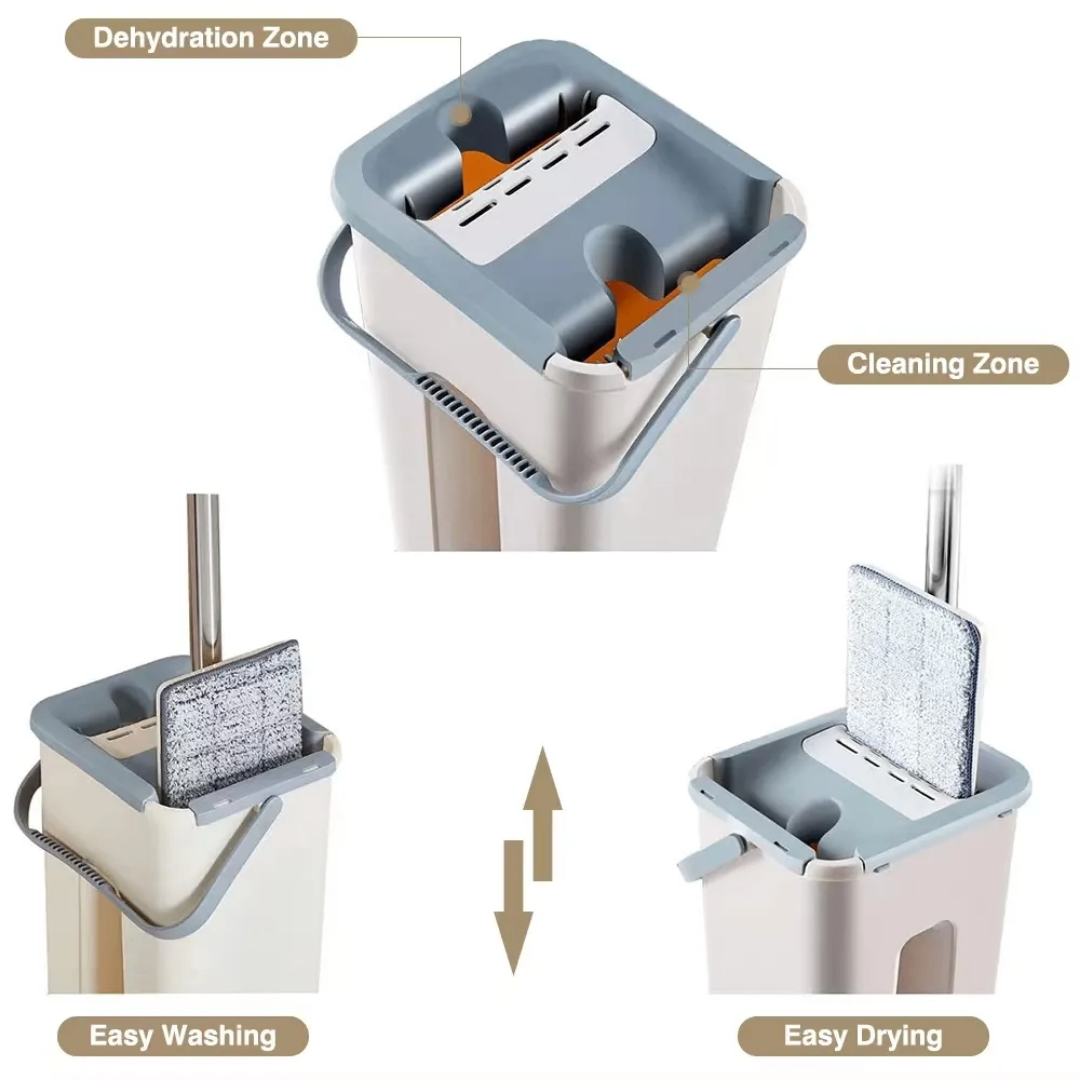Seau+ serpillère de nettoyage