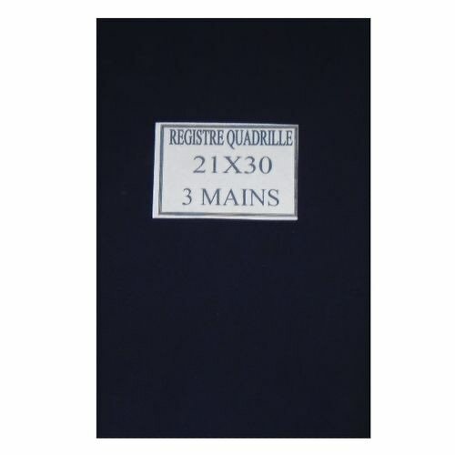 Registre 3 mainQuadrillé 21x30