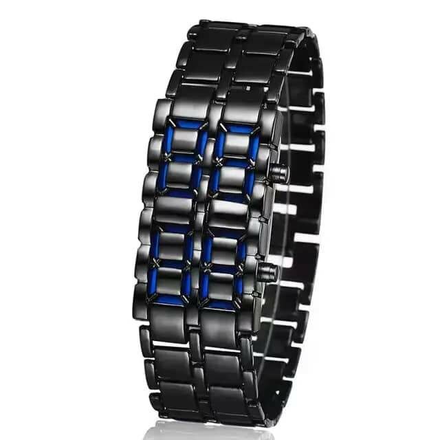 Montre LED Bracelet Acier