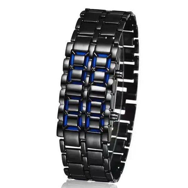 Montre LED Bracelet Acier