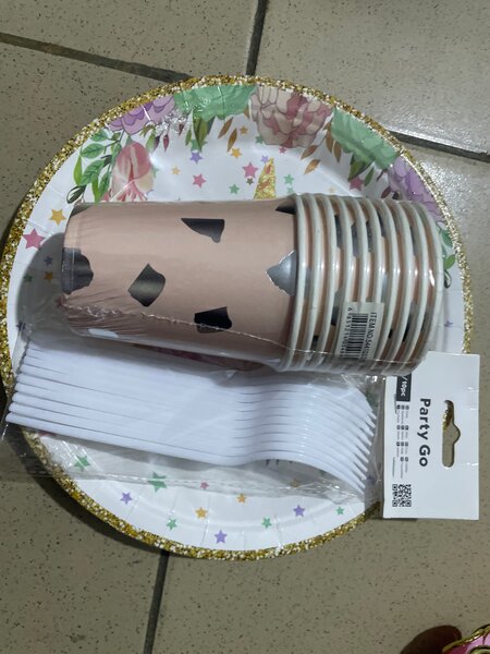 Set de Vaisselle Jetable Festive