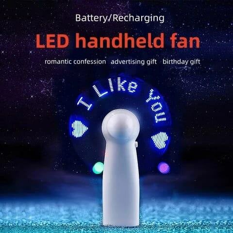 Mini ventilateur LED rechargeable