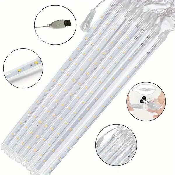 Guirlande météore LED USB