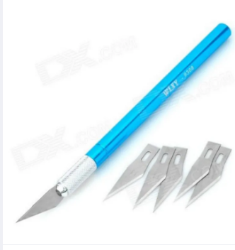 Set of 7 Metal Precision Cutting knife Pen Cutter Precision Knives Extractor Style Hobby For Crafts Art Cutting Chisel Tool Sculptor Paper Carving Polymer Clay