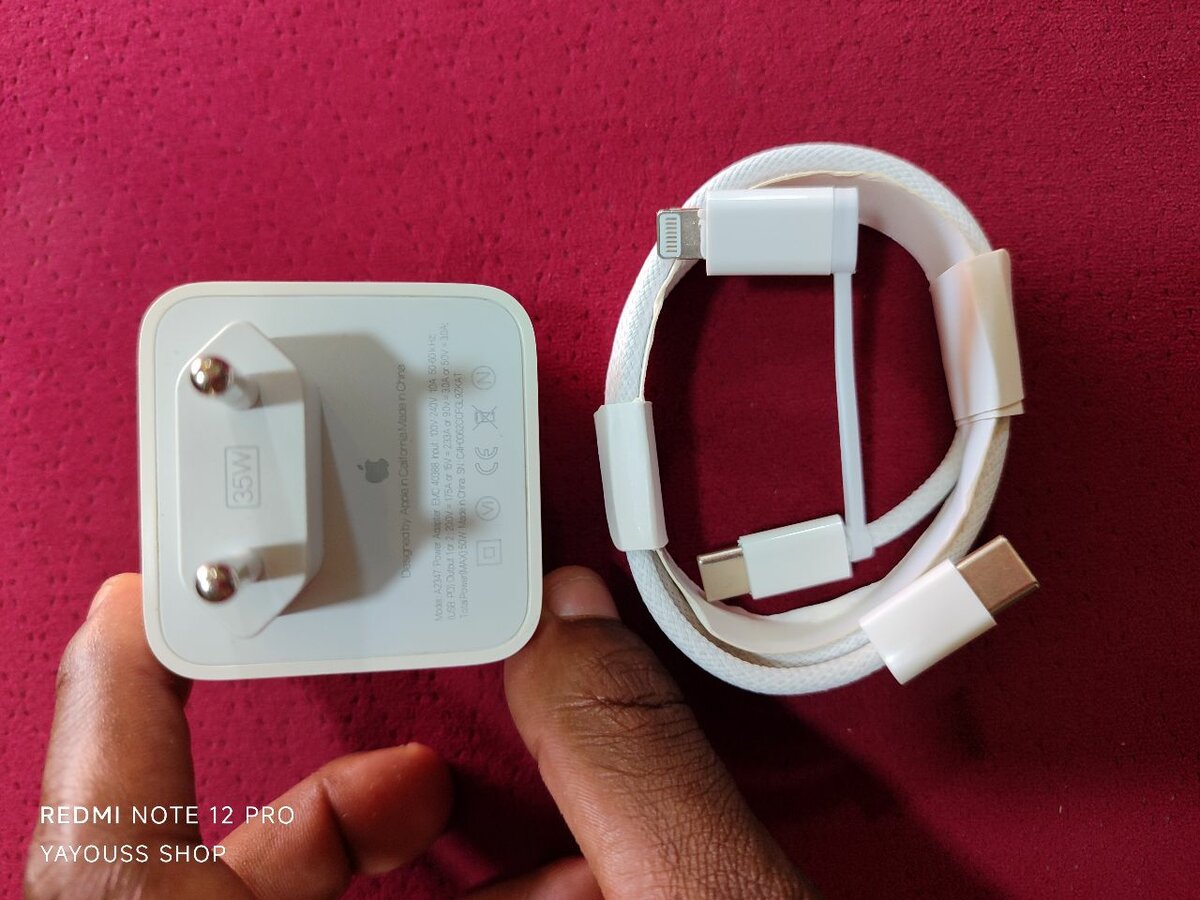 Double secteur chargeur apple