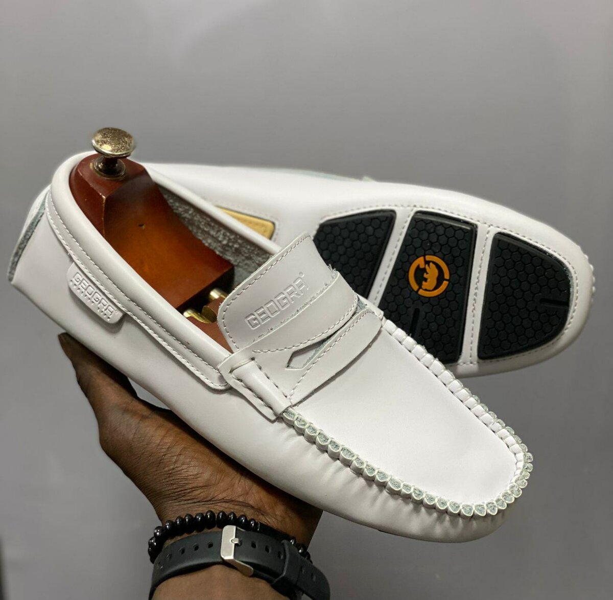 Mocassins en cuir élégants