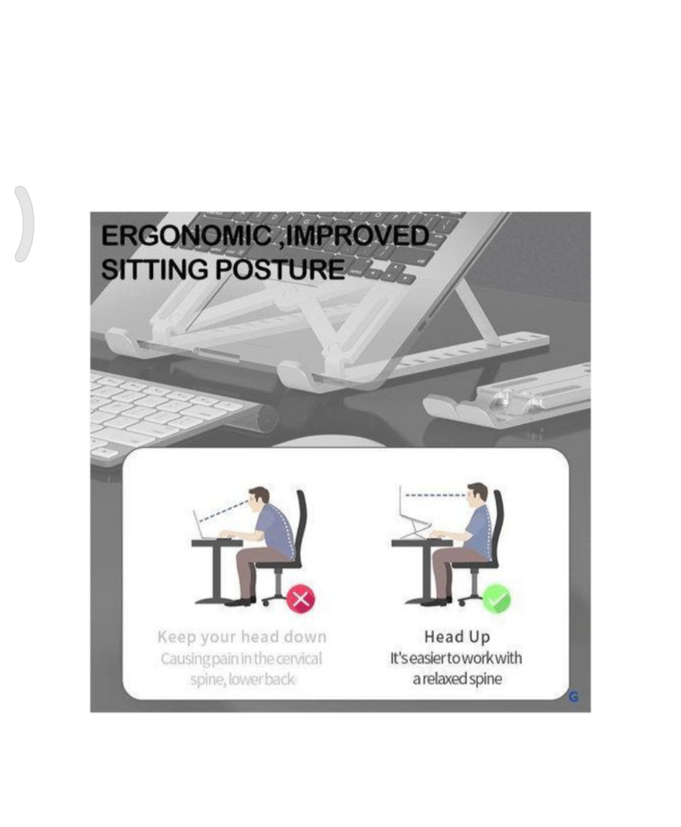 Support Ergonomique pour Ordinateur Portable