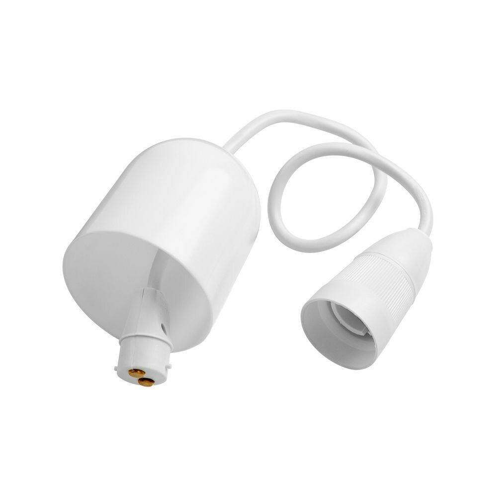 Câble suspendu E27 1m blanc