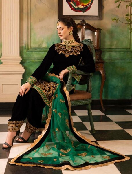 Valvet collection unstitch 3 pc