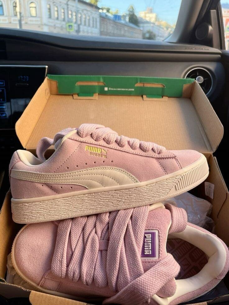 Baskets roses Puma Suede