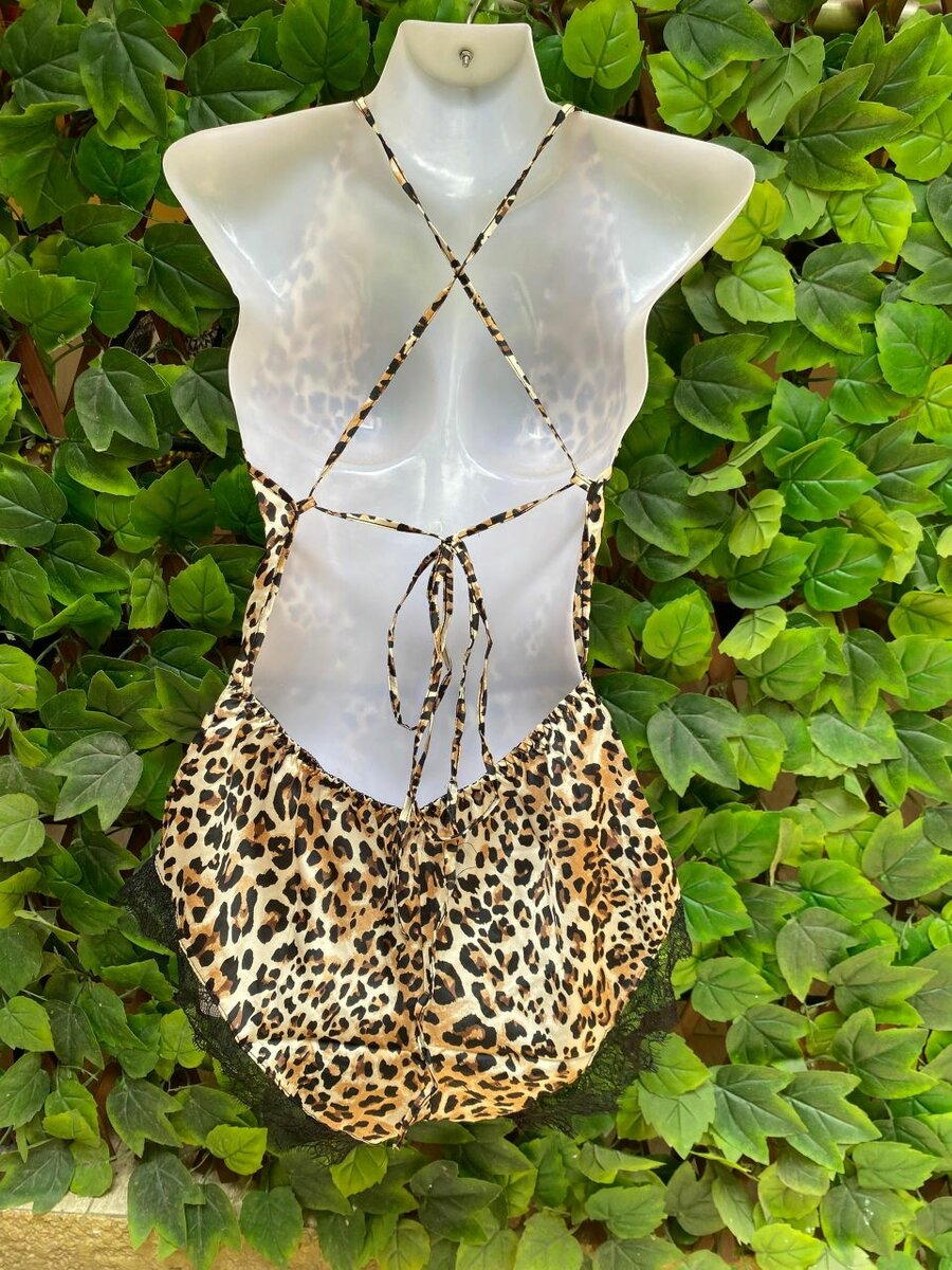 Body léopard sexy en dentelle