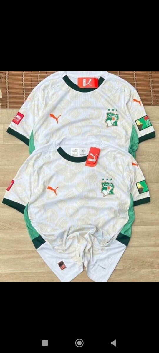 Maillot Équipe Côte d'Ivoire