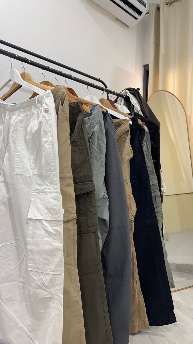 Pantalons cargo pour hommes décontractés