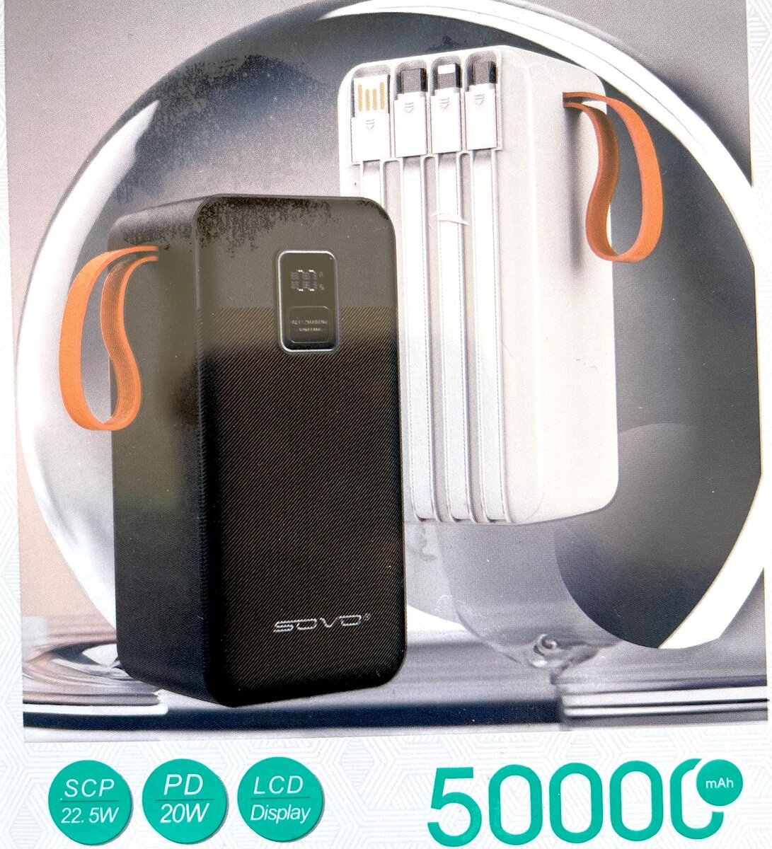 Sovo Power Bank 50000mAh 22W