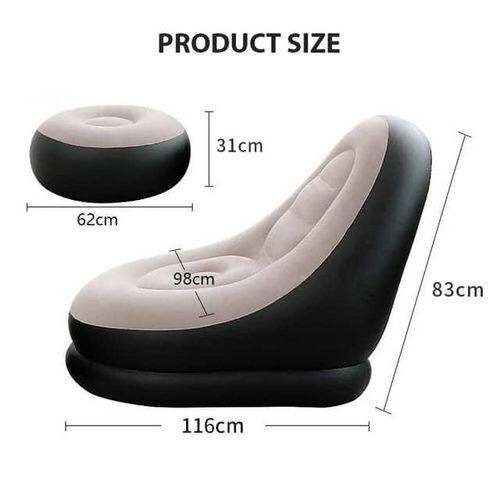 Chaise gonflable confortable