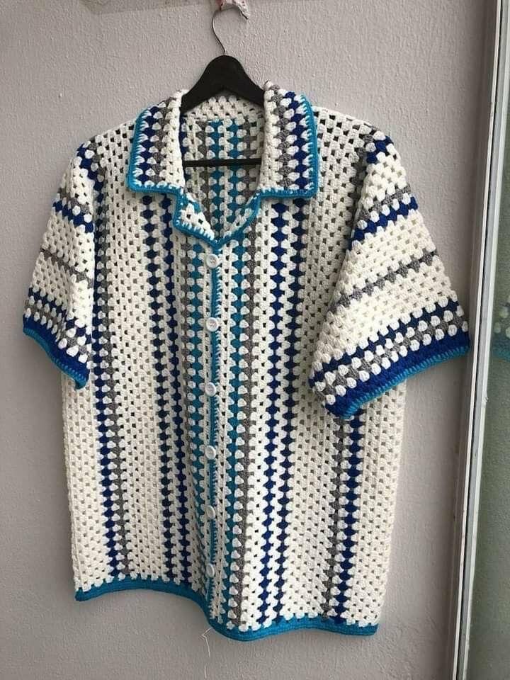 Crochet unisex shirt
